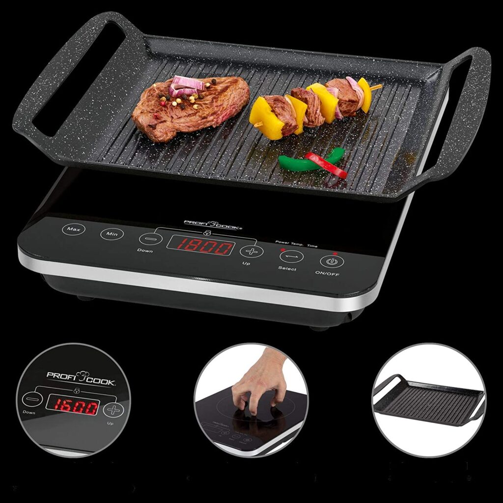 مشخصات اجاق القایی و گریل پروفی کوک مدل Proficook Induction Table Grill PC-ITG 1130