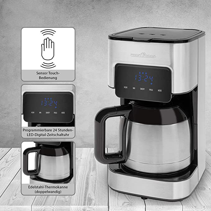 مشخصات قهوه ساز لمسی پروفی کوک مدل Profi Cook Touch coffee maker KA 1191