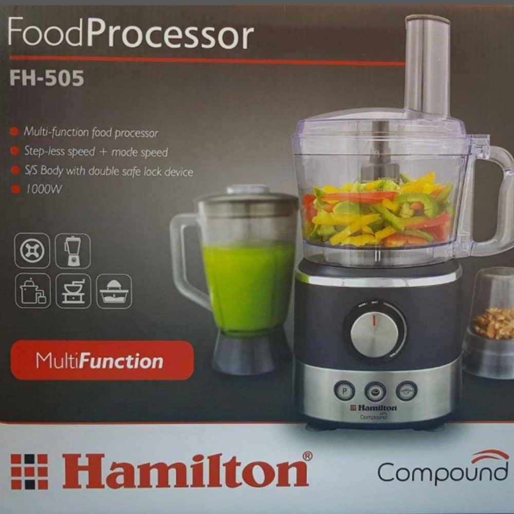 کیفیت غذاساز چند کاره همیلتون مدل Hamilton food processor FH-505
