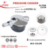 خرید زودپز سه کاره روگازی ٥ لیتری لایف اسمایل مدل LifePRE-5L