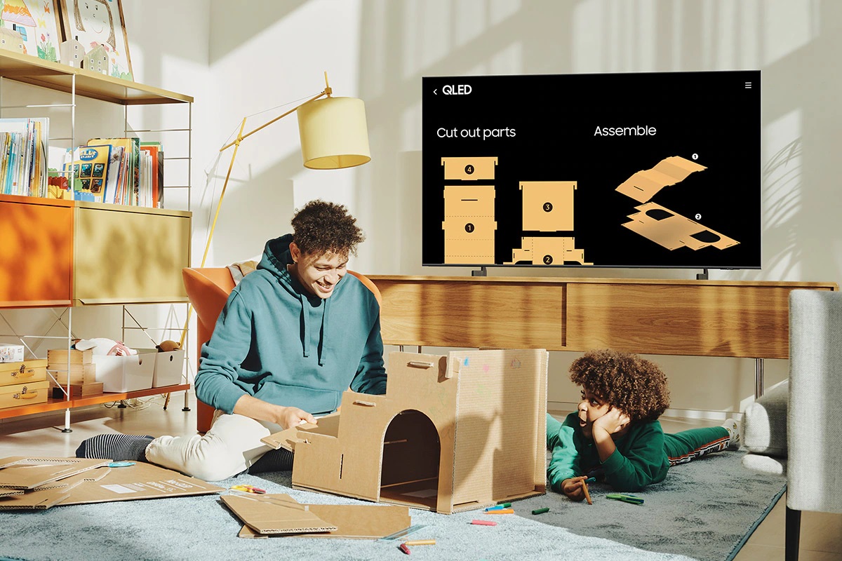 تلویزیون سامسونگ مدل Samsung 75" Q60B QLED 4K Smart TV