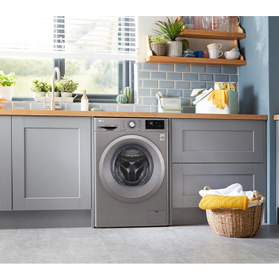 قیمت ماشین لباسشویی ال جی مدل LG F4J5TNP3W Washing Machine 8Kg