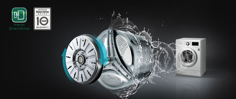 مشخصات ماشین لباسشویی ال جی مدل LG F4V5RYP2T Washing Machine 10.5Kg