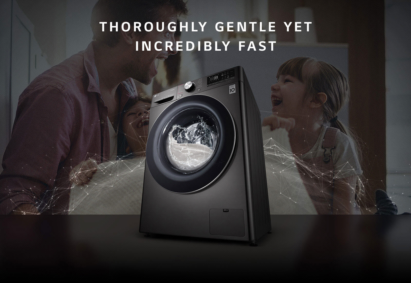 ماشین لباسشویی ال جی مدل LG WV9142BRP Washing Machine 10.5Kg