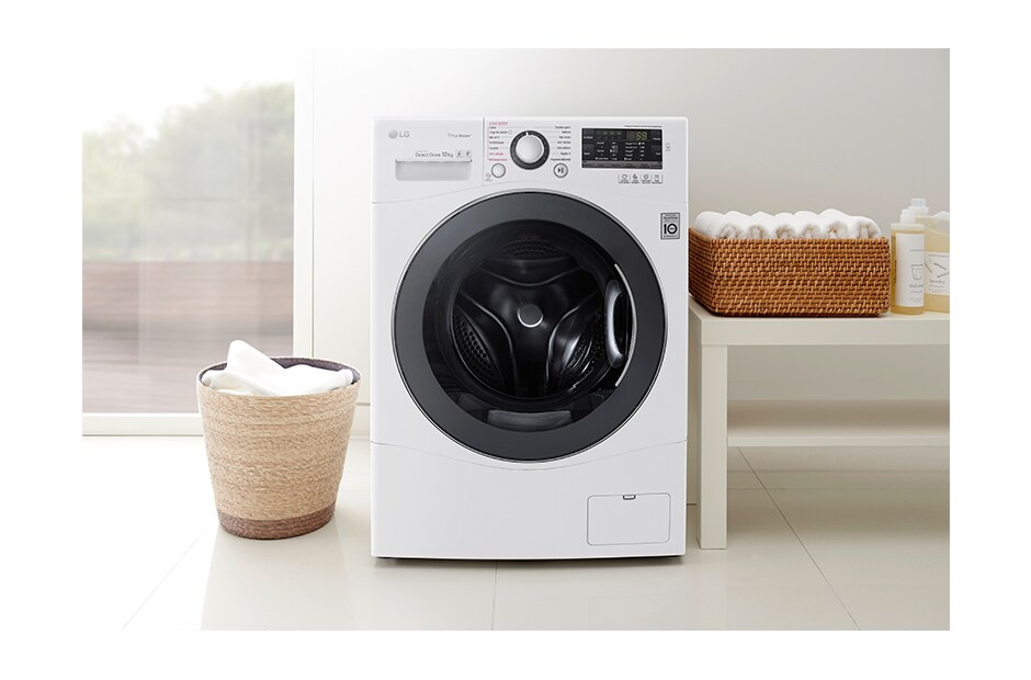مشخصات ماشین لباسشویی ال جی مدل LG F4J6TNP8S Washing Machine 8Kg