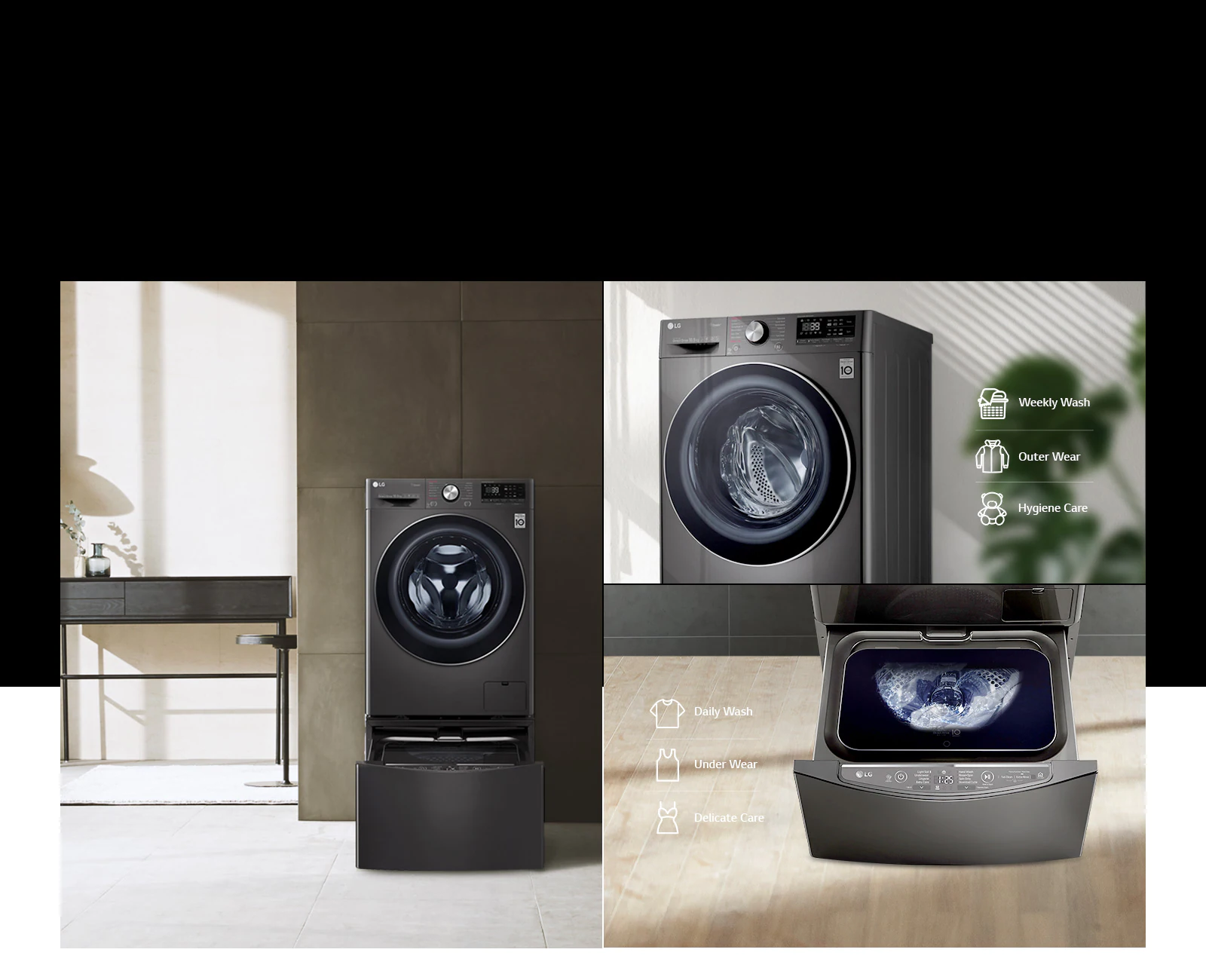 قیمت ماشین لباسشویی ال جی مدل LG WV9142BRP Washing Machine 10.5Kg
