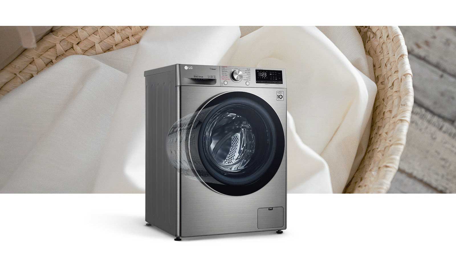 قیمت ماشین لباسشویی ال جی مدل LG WV4149AVP Washing Machine 8Kg