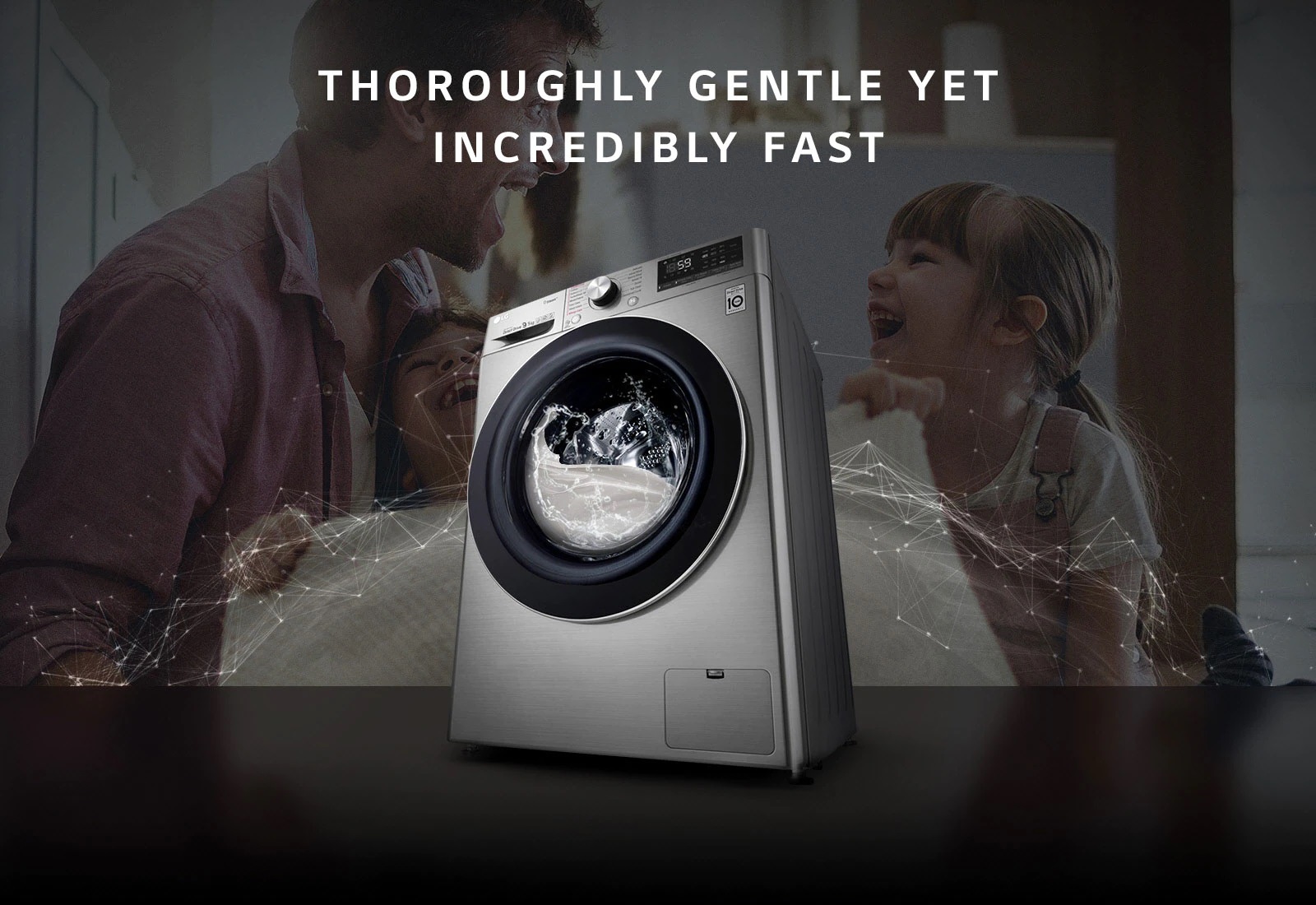 مشخصات ماشین لباسشویی ال جی مدل LG F4V710STSE Washing Machine 10.5Kg