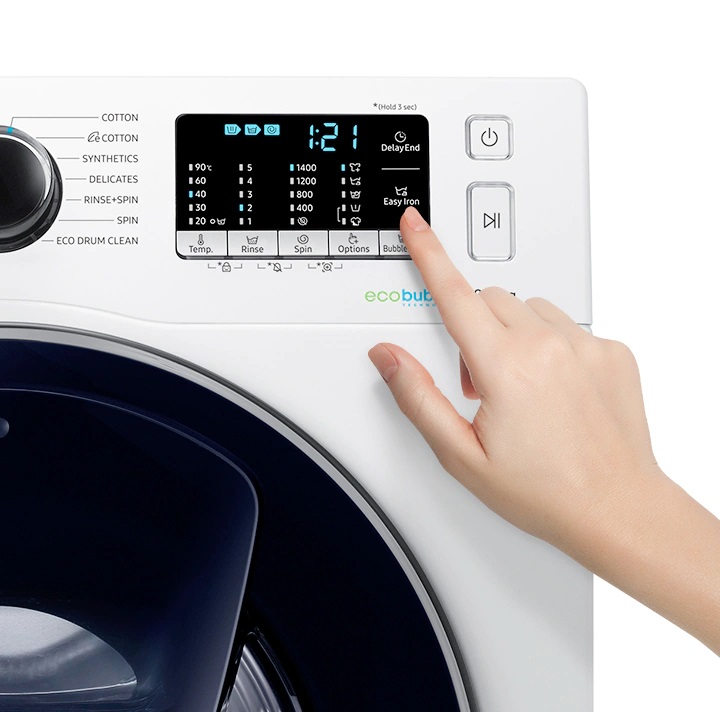 قیمت ماشین لباسشویی 8 کیلو ادواش سامسونگ مدل Samsung 8.0 kg Ecobubble™ Front Load Washing Machine WW80K54E0WW