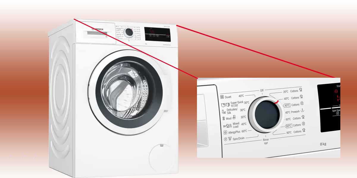 کیفیت ماشین لباسشویی بوش مدل BOSCH WAJ20180ME Washing Machine 8kg