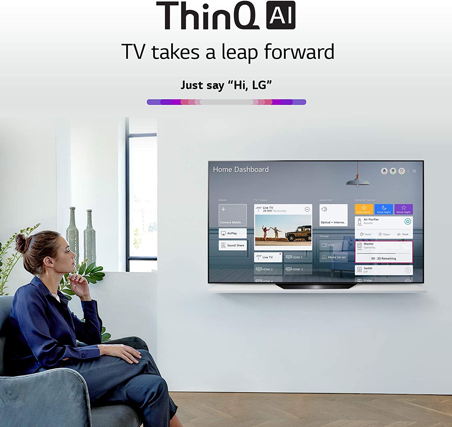 مشخصات تلویزیون ال جی مدل LG C1 55 inch Class 4K Smart OLED TV
