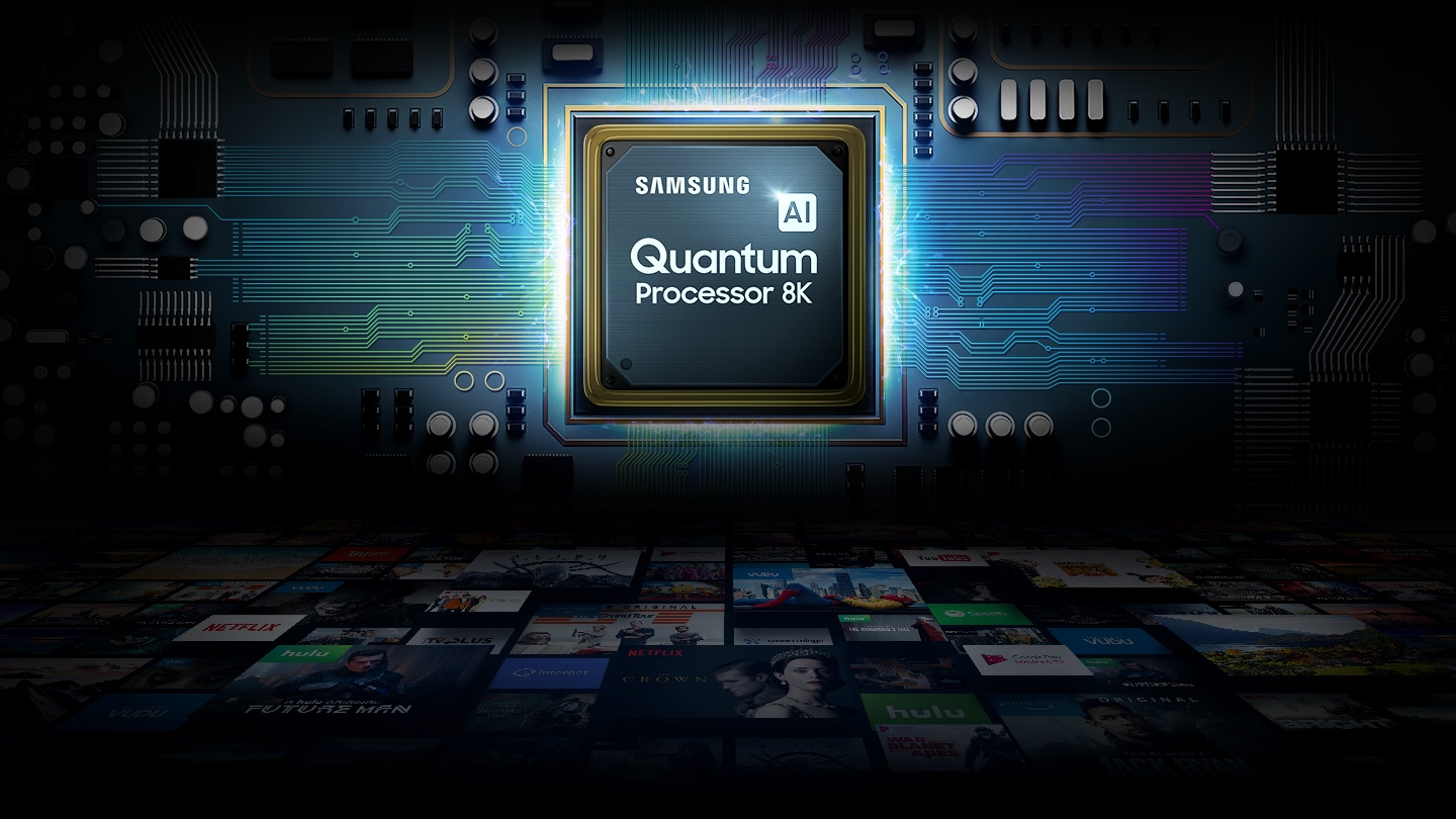 پردازنده تلویزیون سامسونگ مدل Samsung 55" Q700T QLED 8K HDR Smart TV