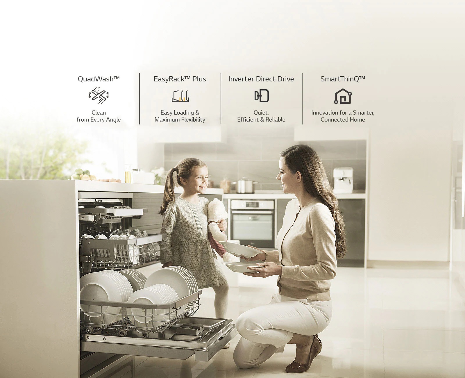 قیمت ماشین ظرفشویی ١٤ نفره ال جی مدل LG dishwasher DFB512FW