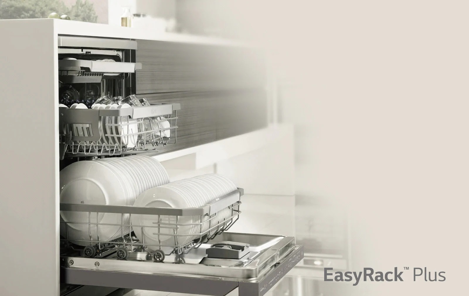 قابلیت ماشین ظرفشویی ١٤ نفره ال جی مدل LG dishwasher DFB425FP