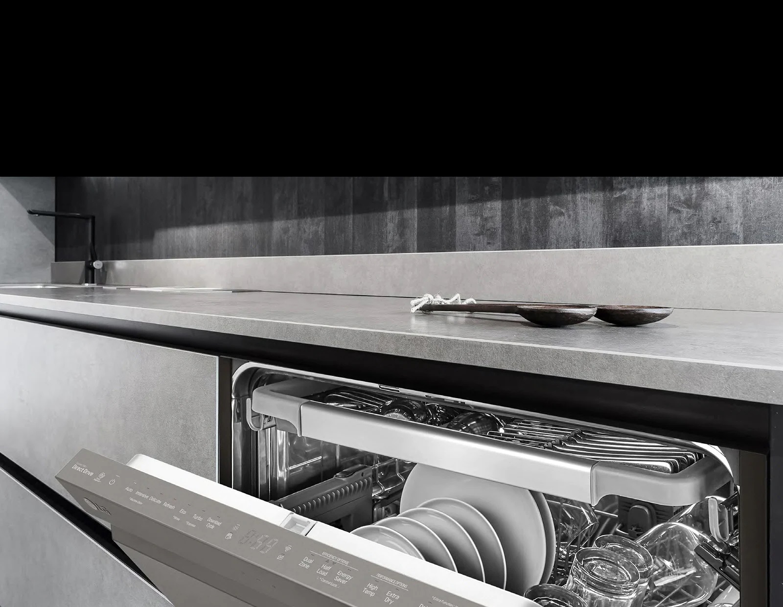 کیفیت ماشین ظرفشویی ١٤ نفره ال جی مدل LG dishwasher DFB512FW