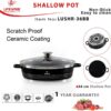 ماهیتابه سرامیکی لایف اسمایل مدل LUSHR-36BB - Image 4
