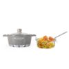 قابلمه گرانیتی سایز 24 سبد دار لایف اسمایل مدل FLCM-24BS - Image 10