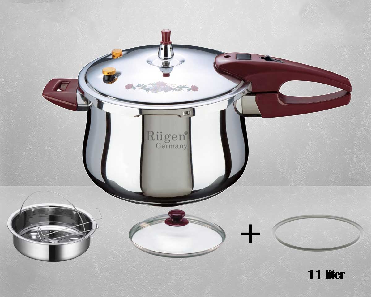 قیمت زودپز 11 لیتری روگن مدل Pressure cooker‎ 11 L Rugen RU-6080