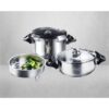 خرید زودپز روگازی دوقلو روگن مدل Rugen twin Pressure cooker Ru-6020