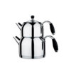 مشخصات و قیمت کتری و قوری کرکماز مدل Korkmaz FLORA Maxi A119 BLACK Kettle and Teapot