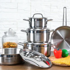 قیمت سرویس قابلمه 14 پارچه کرکماز مدل Korkmaz Alfa Grande A1089 Pot Set