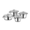 قیمت سرویس قابلمه 8 پارچه کرکماز مدل Korkmaz Stara A1969 Cookware Set