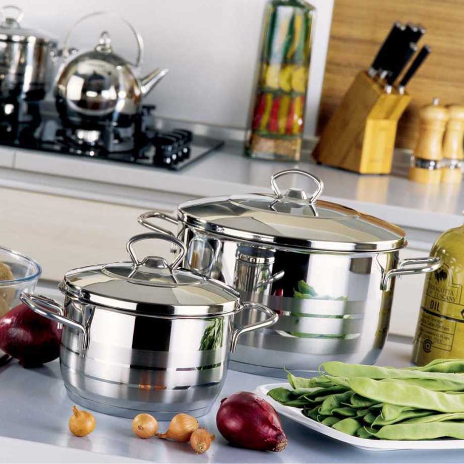 کیفیت سرویس قابلمه 8 پارچه کرکماز مدل Korkmaz Stara A1969 Cookware Set