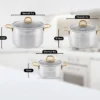 ست قابلمه 28-20-24 استیل P12 لایف اسمایل مدل LIFEP12-6