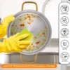 ماهیتابه 32 دودسته استیل P12 لایف اسمایل مدل LIFEP12SHR32