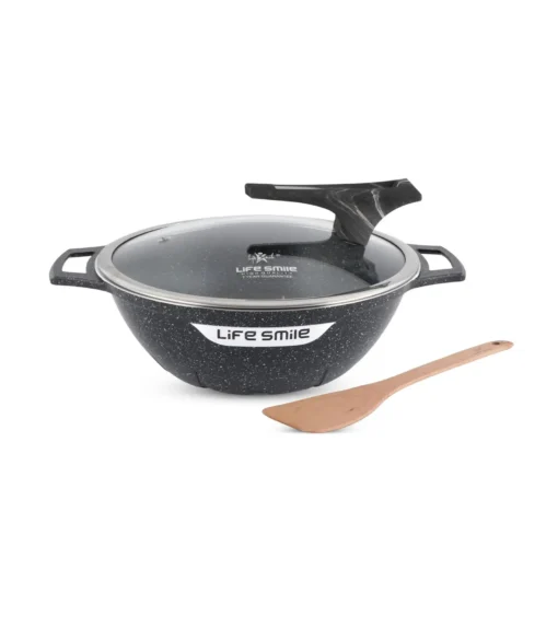 تابه وک 28 دو دسته گرانیت FLCM لایف اسمایل مدل FLCM2HWOK-28