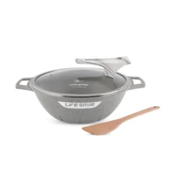 تابه وک 28 دو دسته گرانیت FLCM لایف اسمایل مدل FLCM2HWOK-28