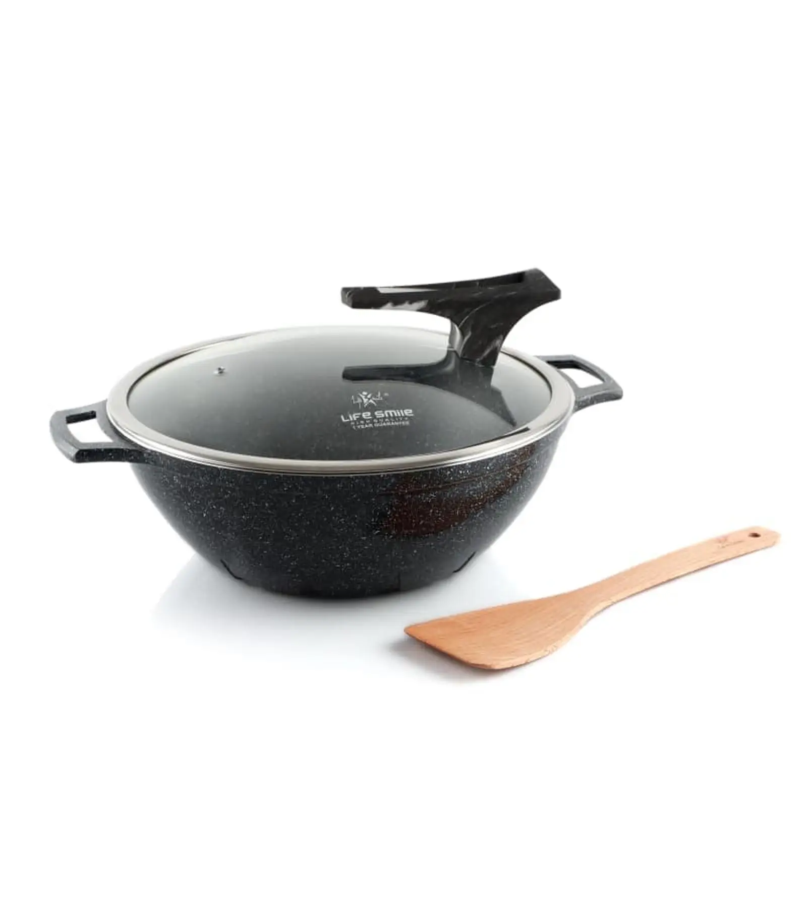 تابه وک 32 دو دسته گرانیت FLCM لایف اسمایل مدل FLCM2HWOK-32