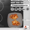 ماهیتابه 24 تک دسته مربع گرانیت FLCM لایف اسمایل مدل FLCMGL-24