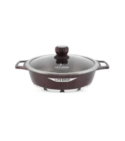 ماهیتابه 28 دودسته گرانیت FLCM لایف اسمایل مدل FLCMSHR28
