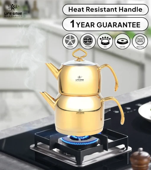 کتری قوری لایف اسمایل مدل TK1-7G