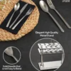 سرویس قاشق چنگال استیل نقره ای لایف اسمایل مدل CUT-38-7