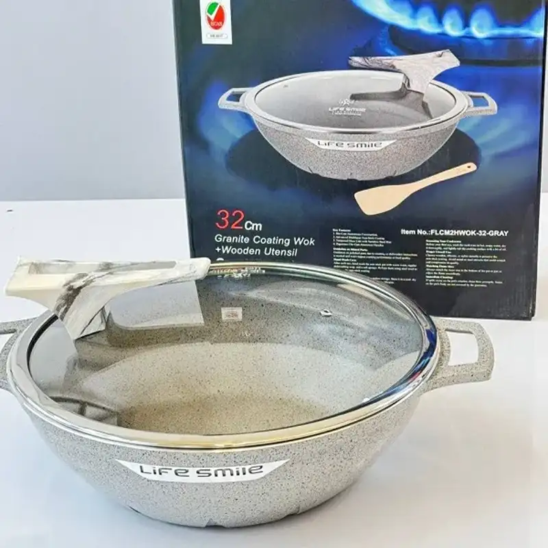 ویژگی تابه وک گرانیتی لایف اسمایل مدل P72HWOK-32
