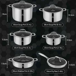 قیمت سرویس قابلمه لایف اسمایل مدل P-18 ۱۲ پارچه استیل کف لیزری