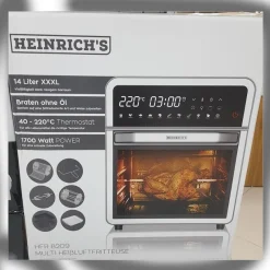 کاربرد سرخ کن بدون روغن هنریچ مدل HFR-8209