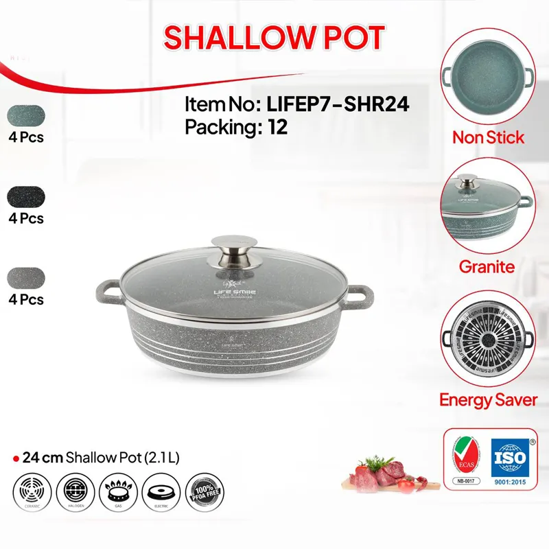 ویژگی های تابه گرانیتی لایف اسمایل مدل LIFEP7 SHR24