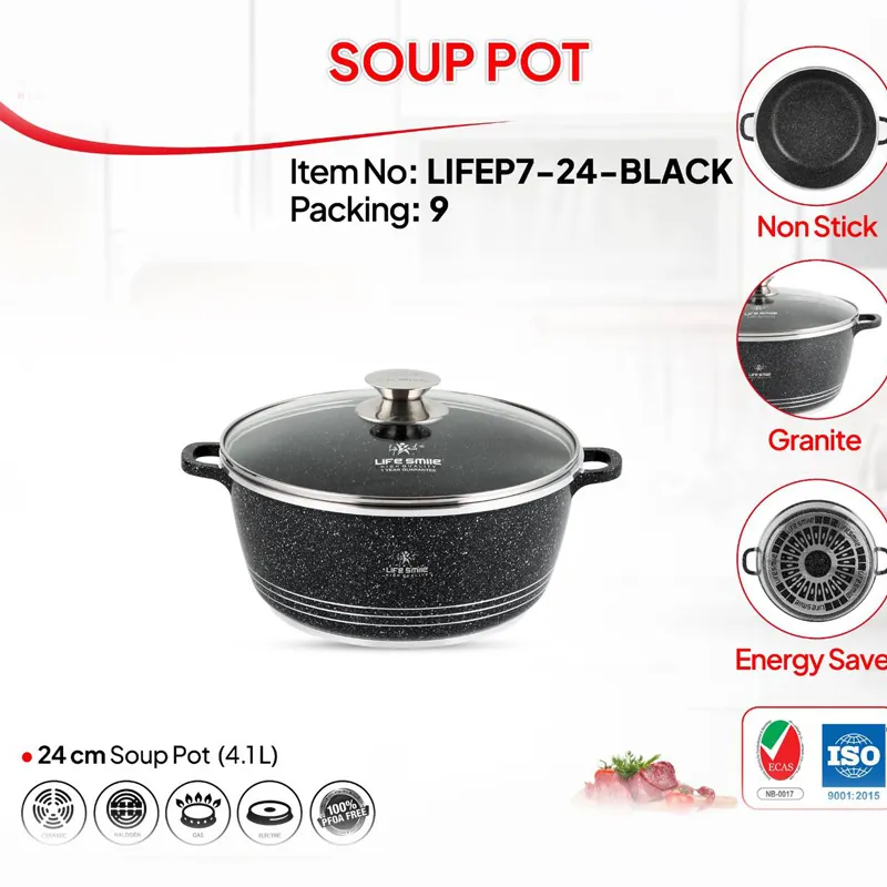 مزایای قابلمه گرانیتی لایف اسمایل مدل LIFEP7-24