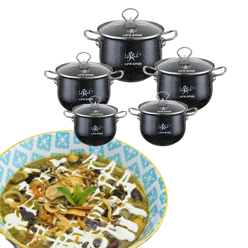 مزایای سرویس قابلمه 10 پارچه لایف اسمایل لعابی مدل NMLP-10S-F1