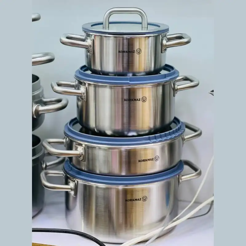 مزایای سرویس قابلمه استیل کرکماز مدل A2794 ظرفیت ۸ پارچه