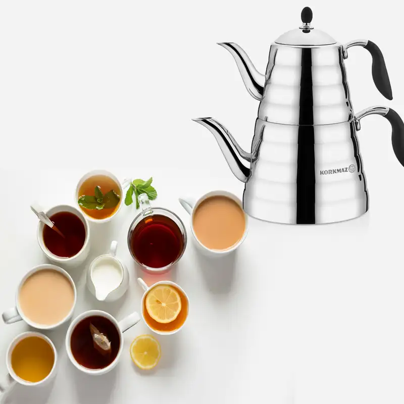 خرید آنلاین کتری قوری کرکماز مدل چای دانلیک Çaydanlık A219