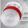 سرویس قابلمه 10 پارچه استیل لایف اسمایل p12 - Image 5
