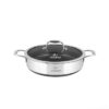 قیمت تابه دو دسته سایز 24 استیل لیزری LIFEP18N-SHR24
