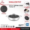 تابه دو دسته سایز 24 استیل لیزری LIFEP18N-SHR24