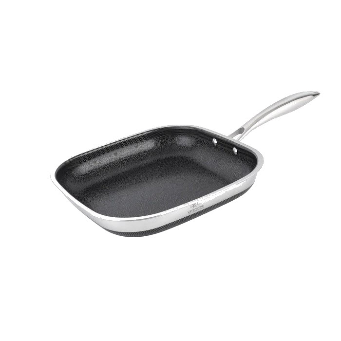تابه تک دسته مربع سایز 20 استیل لیزری LIFEP18NFRY-20S