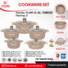 سرویس قابلمه 10 پارچه گرانیتی لایف اسمایل مدل FLHM-S-GL-10 - Image 3