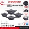 سرویس قابلمه تیتانیومی ۸ پارچه لایف اسمایل LIFEP20SS-8